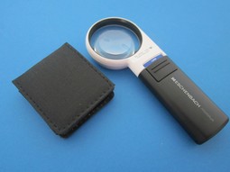 Mobilux Led magnifying glass 3x round  - example from the product group handheld magnifiers with light