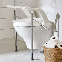 Etac My-Loo fixed raised toilet seat with armsupports