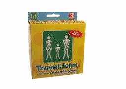 Travel John urinal
