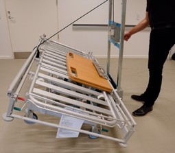 Bed mover for transportation of medical beds  - example from the product group hand operated industrial transport equipment