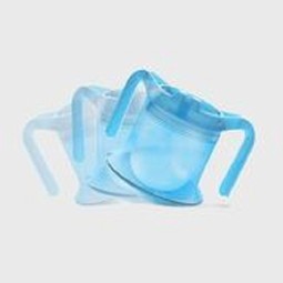 Tilte mug - blue - luminescent in the dark