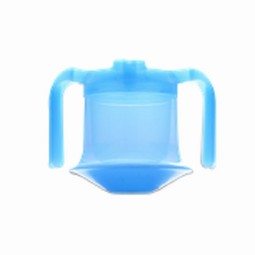 Tilte mug - blue - luminescent in the dark