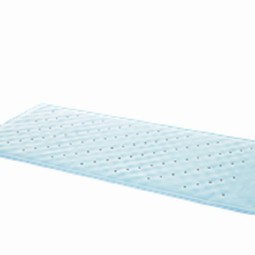 Bath mat for the bathroom - light blue - 75 x 35.5 cm