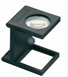 Plastic precision linen testers  - example from the product group magnifiers with a stand