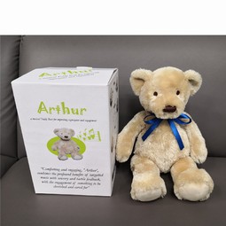The Muscial Teddy Bear Arthur  - example from the product group assistive products for stimulating senses with sound