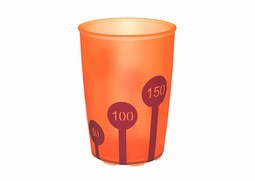 Scale - Mug with printed ml. and Antislip