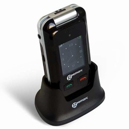 Geemarc folding telephone for the hearing impaired