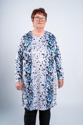 Wheelchairdress with back opening