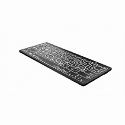 LogicKeyboard Bluetooth PC, Hvid på sort