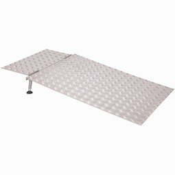 Terasse ramp with flap, aluminium