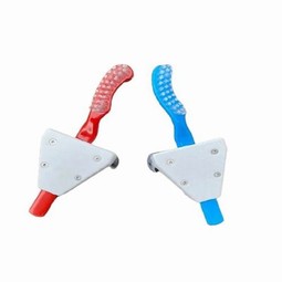 Holder for denture toothbrush with suction cup