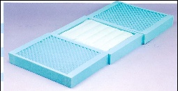 Anti-decubitus mattress, egg crate/water section, Surcon