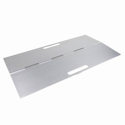 Portable aluminium door step ramp