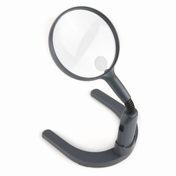 Standing magnifying glass with LED light  - example from the product group magnifiers with a stand
