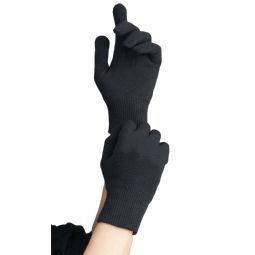 ReflexWear Thin Gloves with Fingers - Black