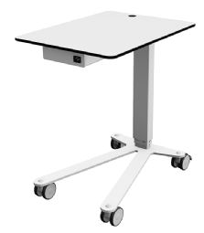 Bed side table w/electrical height adjustement  - example from the product group bed tables without cabinet