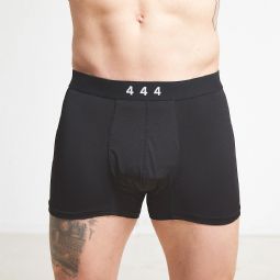 Incontinence black boxer shorts for men