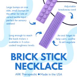 ARKs Brick Stick Textured Chew Necklace