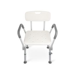 Bath chair with armrests and backrest