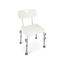 Bath chair with armrests and backrest