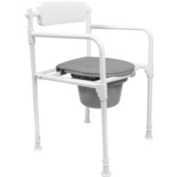 Foldable toilet chair / commode chair