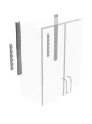 Brackets Upper cabinets - manual height adjustable