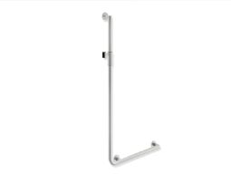 L-shaped support rail with magnetic shower head holder