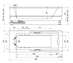 TR Comfortline Bathtub