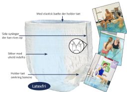 Diapers for bathing