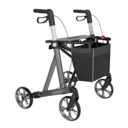 Server HD (Heavy Duty) rollator with soft wheels (PU)