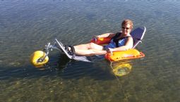 Beach Wheelchair - click to see picture in full size - opens new window Beach Wheelchair