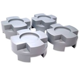 Chair and bed risers for legs and runners set of 4 Chair and bed risers for legs and runners set of 4
