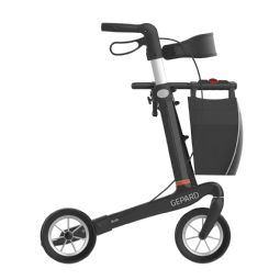 Gepard Rollator with soft wheels seat height 55 cm
