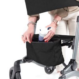 Rollator, foldable