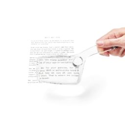 Magnifying glass with 4x zoom