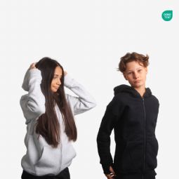Hugz Heavy Weighted hoodie, ZIP - KIDS - click to see picture in full size - opens new window Hugz Heavy Weighted hoodie, ZIP - KIDS
