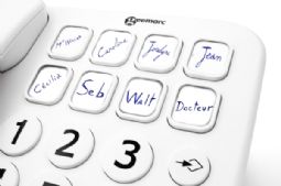 Geemarc Photo110 corded phone with photo buttons