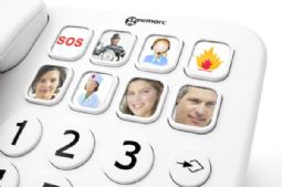 Geemarc Photo110 corded phone with photo buttons