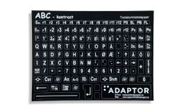 Large Print Keyboard Stickers - click to see picture in full size - opens new window Large Print Keyboard Stickers
