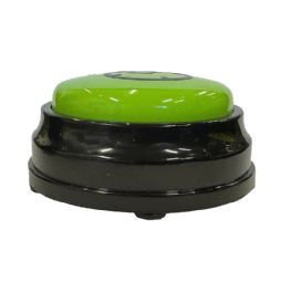 Danish talking desk clock with a large button