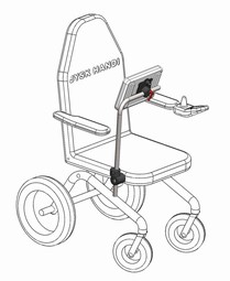 Computerarm til kørestol Type 1